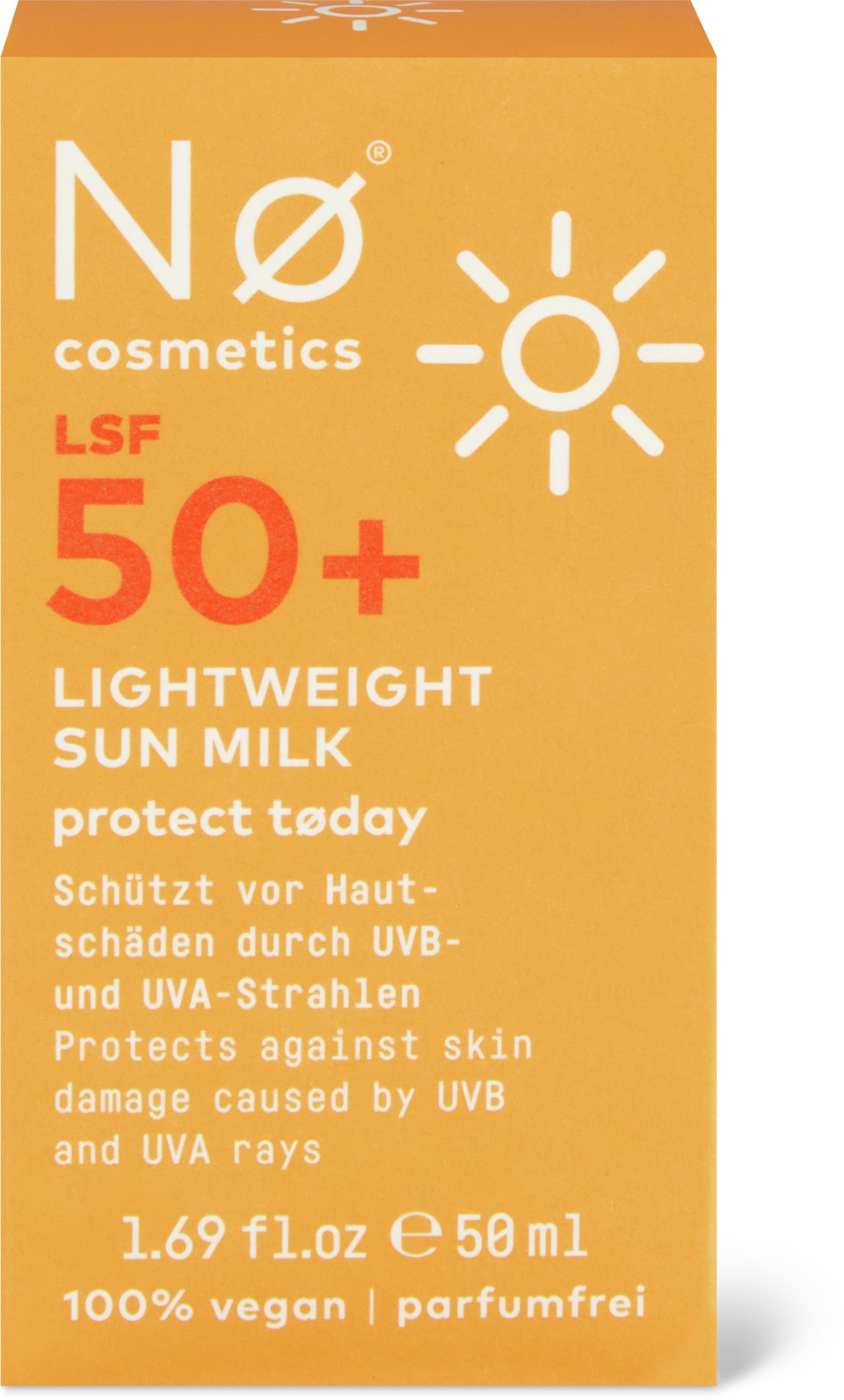 Leichte Sonnenmilch